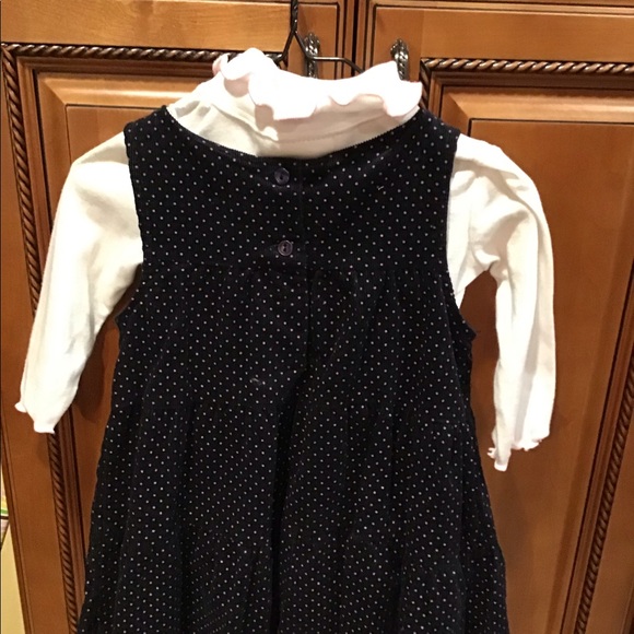 Vintage Y2K Rare Too Jumper dress Ballerino matching shirt 24m NWOT pink ,black - Picture 6 of 7